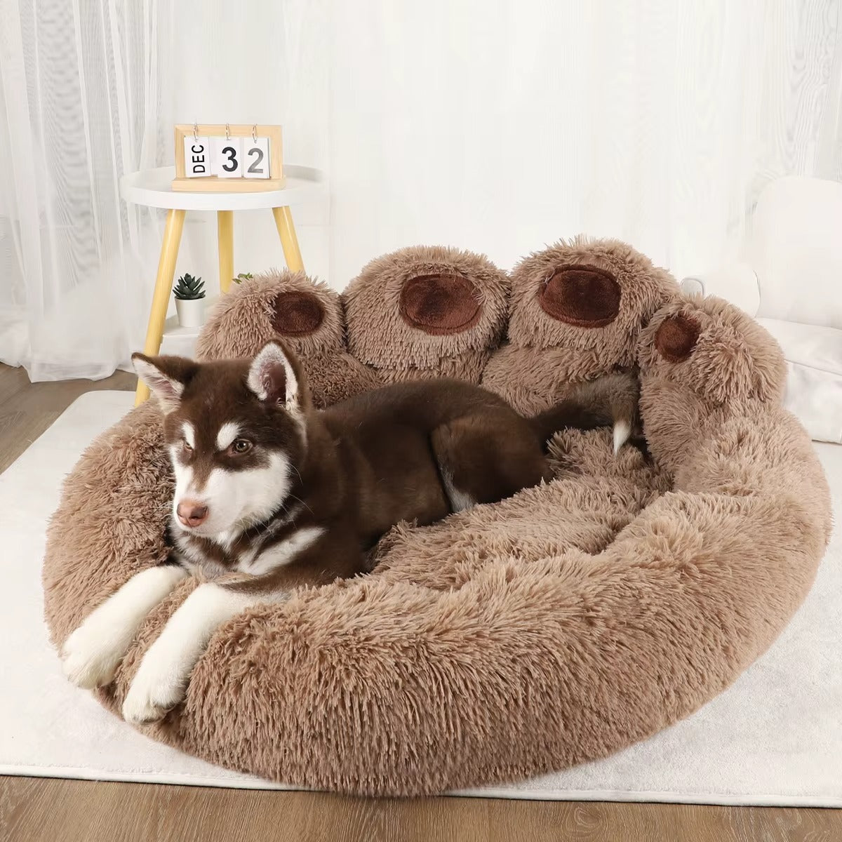 Petves™ Calming Plush Dog Bed – Warm & Cozy Sleep Nest