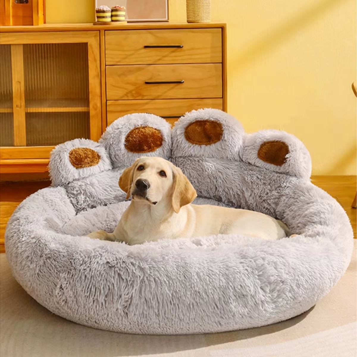 Petves™ Calming Plush Dog Bed – Warm & Cozy Sleep Nest