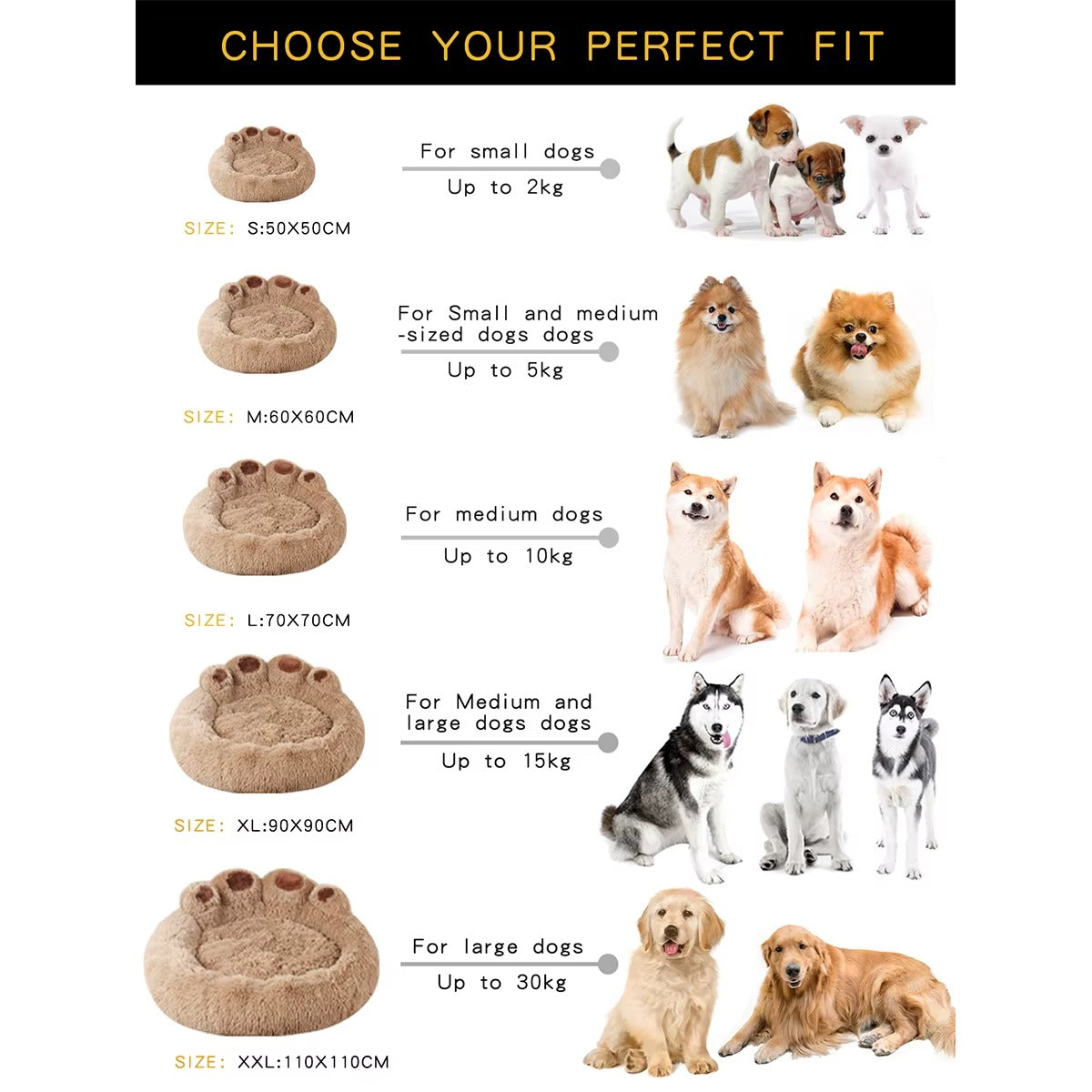 Petves™ Calming Plush Dog Bed – Warm & Cozy Sleep Nest